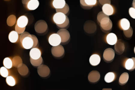 Christmas lights bokeh background or overlay