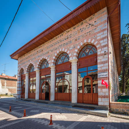 Iznik, Turkey - July 23, 2016: Esrefzade mosque in a sunny day in Iznik, Turkeyのeditorial素材