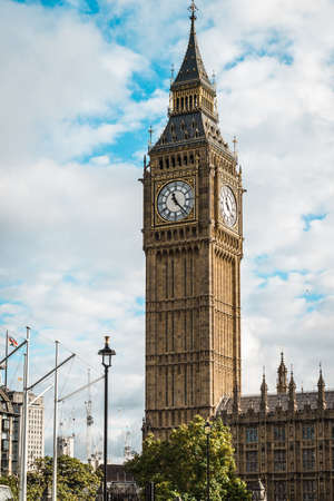 London, United Kingdom - October 18, 2016: Big Ben in London, UKのeditorial素材