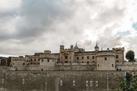 London, United Kingdom - October 20, 2016: Tower of London in England view from outside