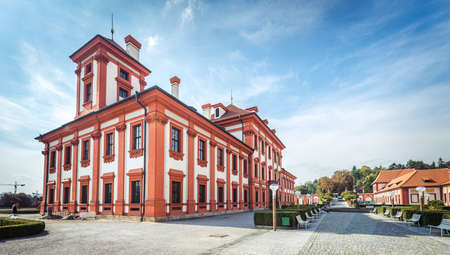 Prague, Czech Republic- September 28, 2017: Troja Palace is a Baroque palace built  in the 17th century, located in Prague, Czech Republic.のeditorial素材