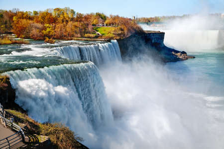 American side of Niagara Fallsの写真素材