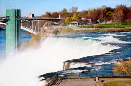 American side of Niagara Fallsの写真素材