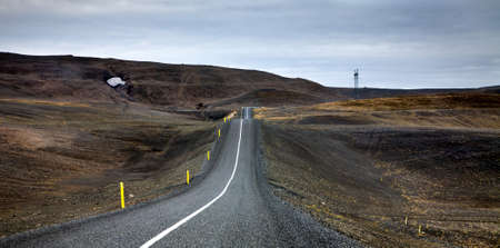 Road to Landmannalaugar, Icalandの写真素材