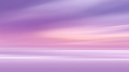 A beautiful sunset scene featuring soft pastel hues of purple and pink over calm waters. Perfect for evoking feelings of peace, reflection, and tranquility in any design.の素材