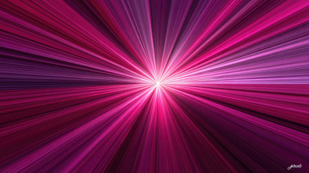 Experience a vibrant purple light burst with radiant rays extending outward, creating a dynamic motion effect perfect for artistic and design projects.の素材