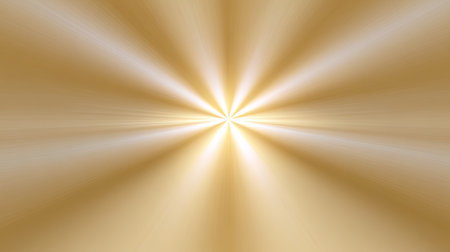 A stunning image depicting a radiant burst of golden light that creates a warm and inviting atmosphere suitable for various design projects and backgrounds.の素材
