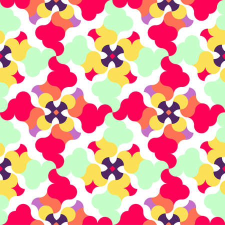 Abstract seamless pattern in ethnic styleのイラスト素材