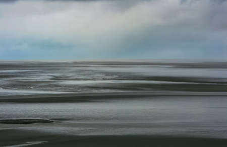 scenery around the Mont Saint Michel Abbey in Lower Normandy (France)