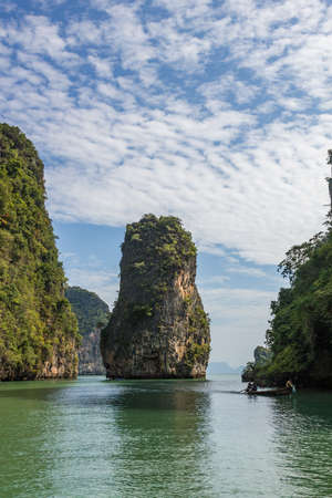 Nice islands of Phang Nga Bay near Phuket, Thailandのeditorial素材