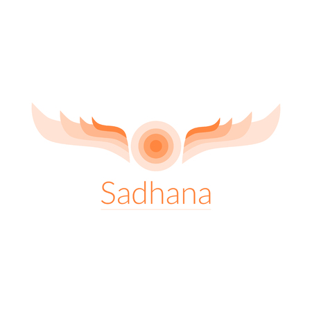 Sadhana logoのイラスト素材
