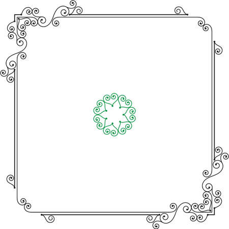 Frame Border Design Vector Artのイラスト素材