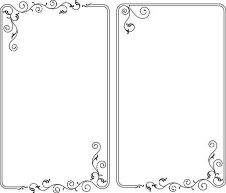 Frame Border Design Vector Artのイラスト素材