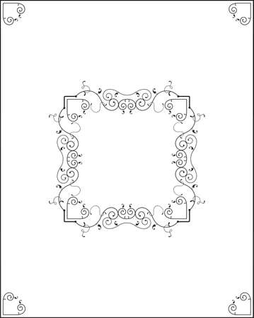 Frame Border Design Vector Artのイラスト素材