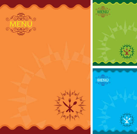 Menu Card Design Template Vector Artのイラスト素材