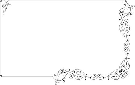 Frame Border Design Vector Artのイラスト素材