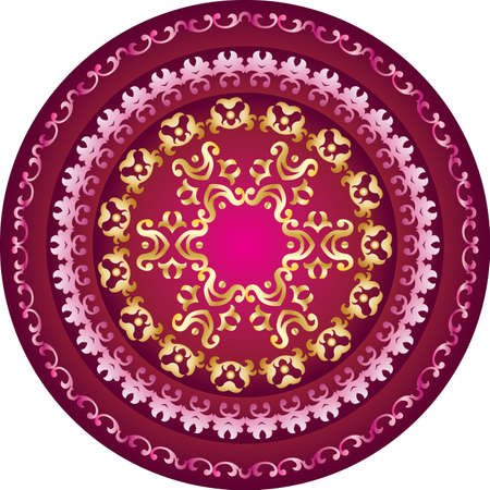Abstract Circular Background Vector Artのイラスト素材