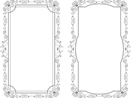 Frame Border Design Vector Artのイラスト素材