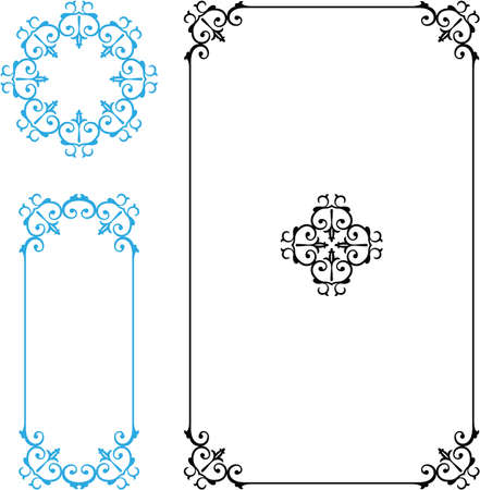 Frame Border Design Vector Artのイラスト素材