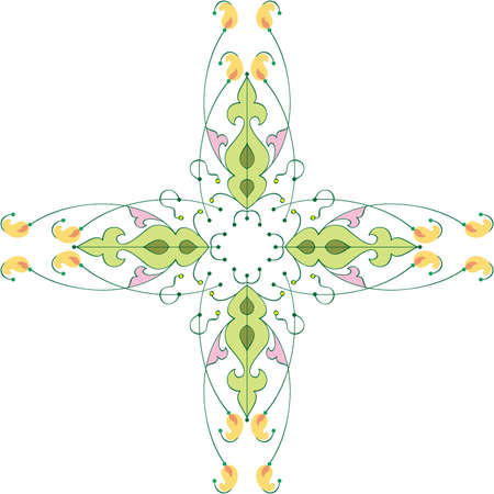 Christian Cross Design Vector Artのイラスト素材