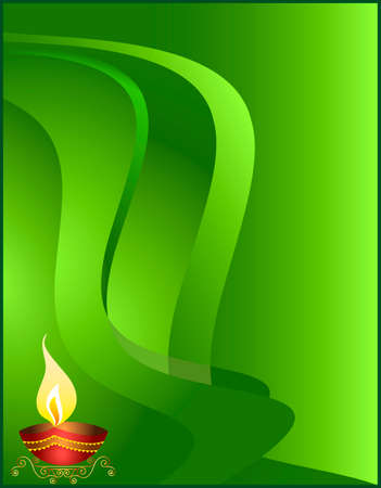 Diwali Greeting Design Vector Artのイラスト素材