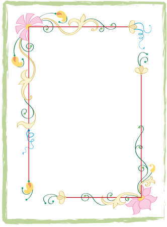 Frame Border Design Vector Artのイラスト素材