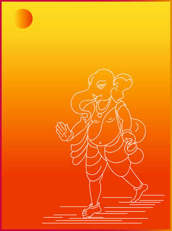 Ganesha The Lord Of Wisdom Vector Artのイラスト素材