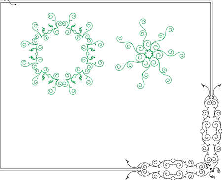 Frame Border Design Vector Artのイラスト素材