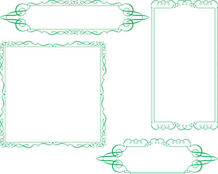 Frame Border Design Vector Artのイラスト素材