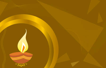 Diwali Greeting Design Vector Artのイラスト素材