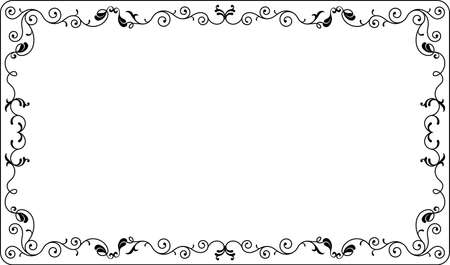 Frame Border Design Vector Artのイラスト素材
