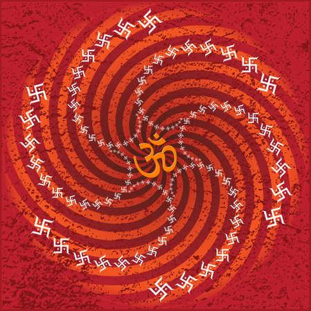 Aum (Om) The Holy Motif Vector Art