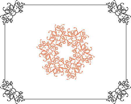 Frame Border Design Vector Artのイラスト素材