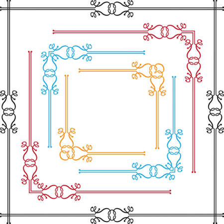 Frame Border Design Vector Artのイラスト素材
