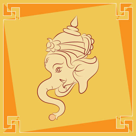 Ganesha The Lord Of Wisdom Vector Artのイラスト素材