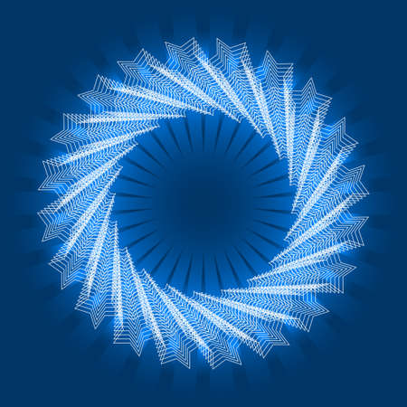 Abstract Circular Art Vector Artのイラスト素材