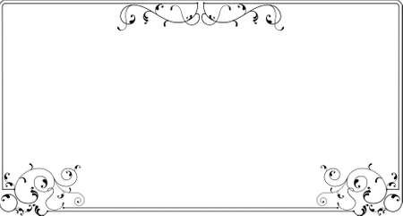 Frame Border Design Vector Artのイラスト素材