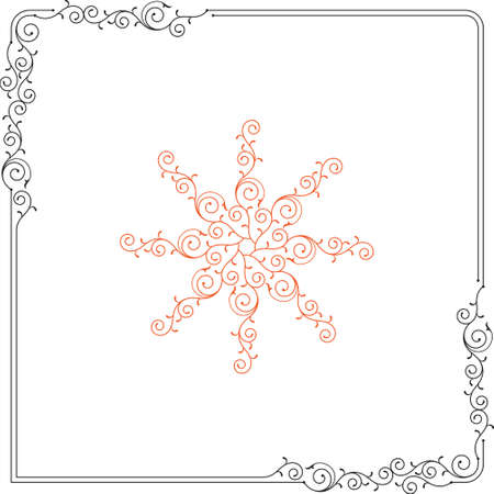 Frame Border Design Vector Artのイラスト素材