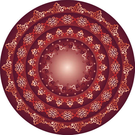 Abstract Circular Art Vector Artのイラスト素材