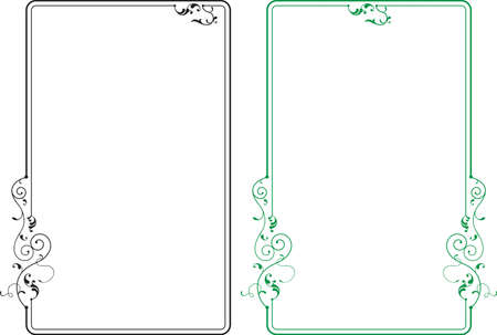 Frame Border Design Vector Artのイラスト素材