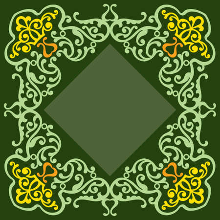 Frame Border Design Vector Artのイラスト素材
