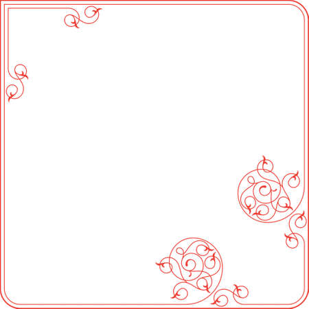 Frame Border Design Vector Artのイラスト素材