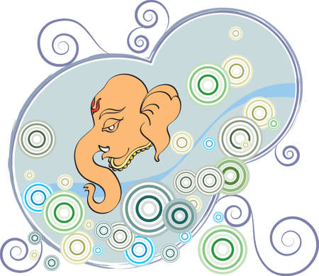 Ganesha The Lord Of Wisdom Vector Artのイラスト素材