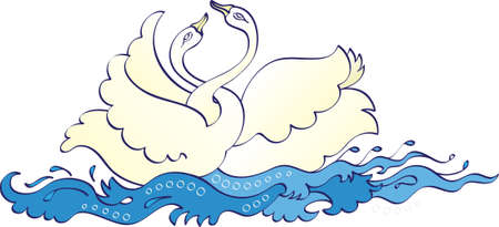 Bird Pair In Love Vector Artのイラスト素材