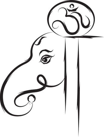 Ganesha The Lord Of Wisdom Vector Artのイラスト素材