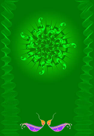 Diwali Greeting Design Vector Artのイラスト素材