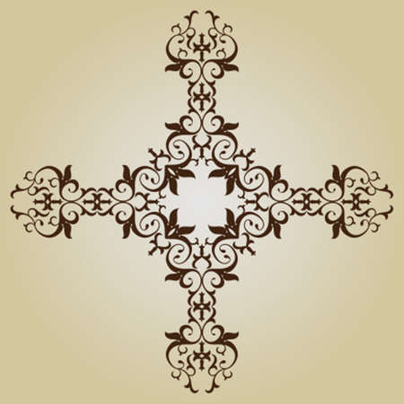 Christian Cross Design Vector Artのイラスト素材