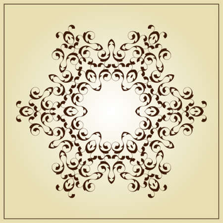 Flourish Ornamental Design Vector Artのイラスト素材