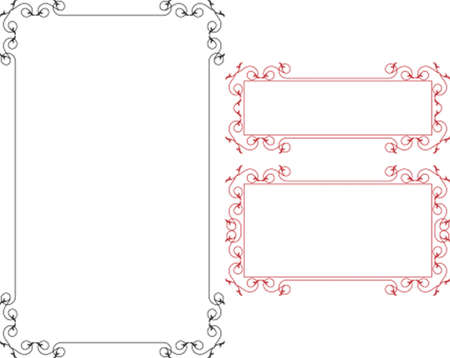 Frame Border Design Vector Artのイラスト素材