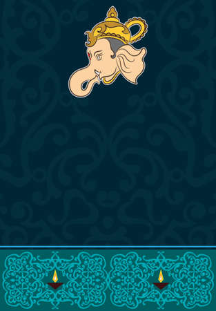 Ganesha The Lord Of Wisdom Vector Artのイラスト素材
